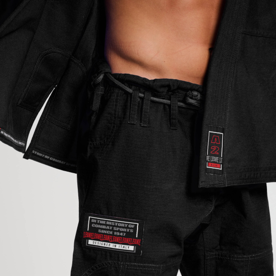 Kimono/ Gi de Brazilian Jiu Jitsu Leone 1947 negro AB403