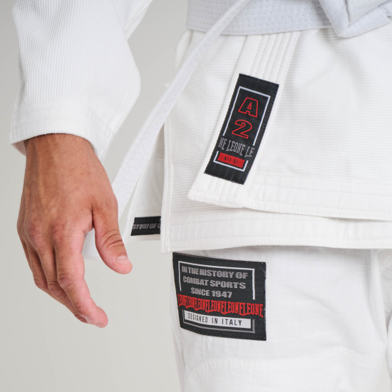 Kimono/ Gi de Brazilian Jiu Jitsu Leone 1947 Blanco AB403