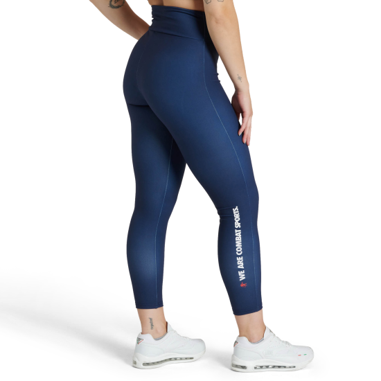 Leggins Leone 1947 "Logo WACS" azul ABX139