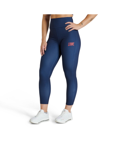 Leggins Leone 1947 "Logo WACS" azul ABX139