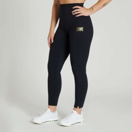 Leggins Leone 947 "DNA" negro ABX732