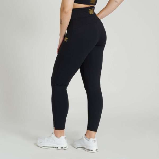Leggins Leone 947 "DNA" negro ABX732