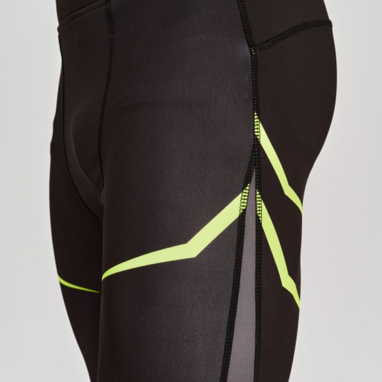 Leggins masculinos Leone 1947 "Revo Fluo" color negro AB937F