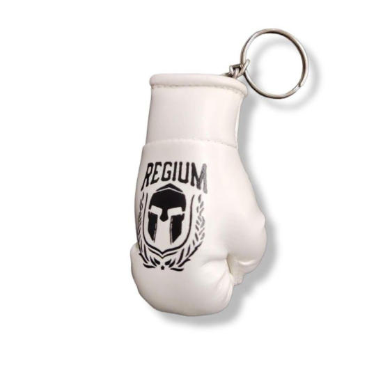 Llavero Guante de Boxeo Regium blanco 7 cm