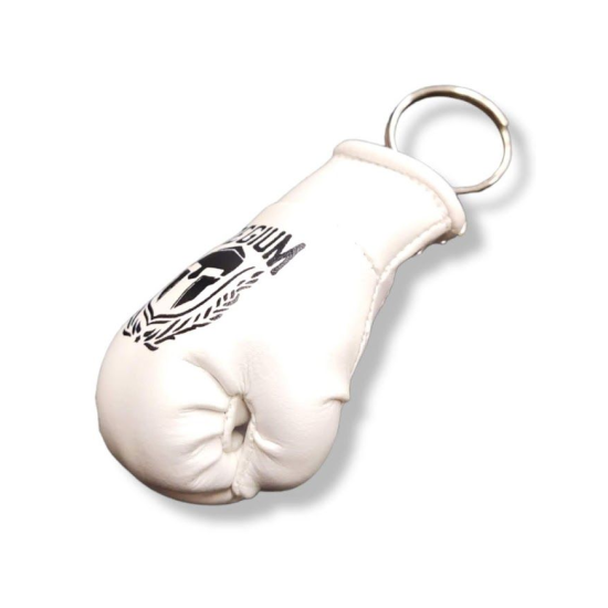 Llavero Guante de Boxeo Regium blanco 7 cm