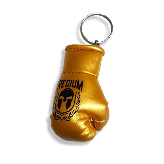 Llavero Guante de Boxeo Regium dorado 7 cm