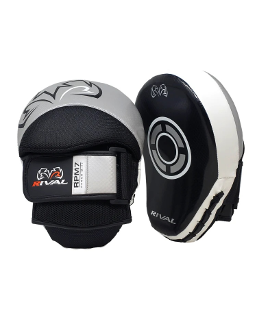 Manoplas de Entreno Profesionales Rival Boxing RPM-7 Negro-plata
