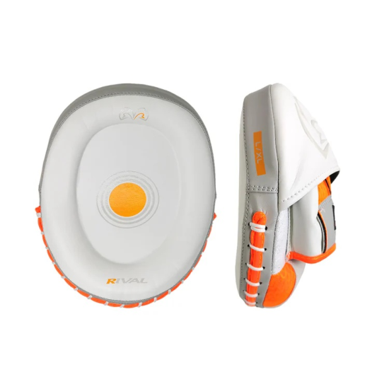 Manoplas de Entreno Profesionales Rival RPM80 Blanco / Naranja
