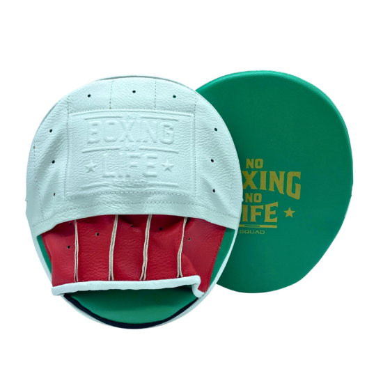 Manoplas profesionales No Boxing No Life tricolor Mexico