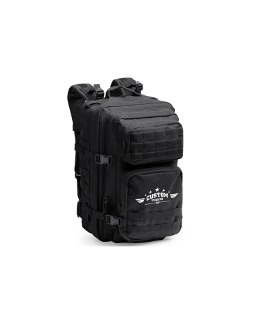 Mochila Custom fighter  M.O.L.L.E  Assault negra