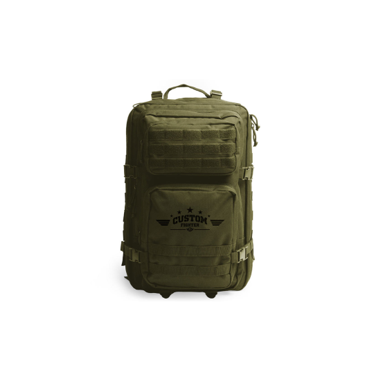Mochila Custom fighter  M.O.L.L.E  Assault verde
