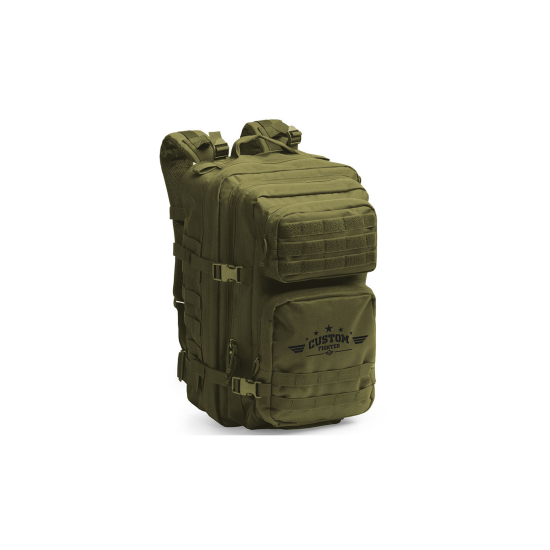 Mochila Custom fighter  M.O.L.L.E  Assault verde