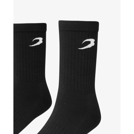 Pack de 3 pares de calcetines Boxraw "Crew" negros