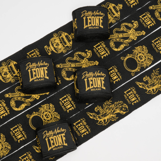 Pack de 4 pares de Vendas de Boxeo Leone 1947 3,5 metros Dolly Noire