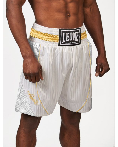 Pantalón de Boxeo Leone 1947 "Premium" Color Blanco AB240