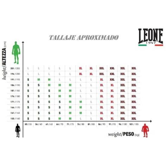 Pantalón de Boxeo Leone Color Negro AB733