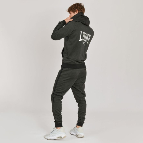 Pantalón de chandal Leone 1947 ABX615 "Melange" gris oscuro