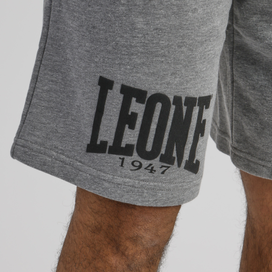 Pantalon corto de algodon Leone 1947 LSM204 gris