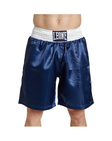 Pantalon de boxeo Leone 1947 " Color Block" negro AB237 azul