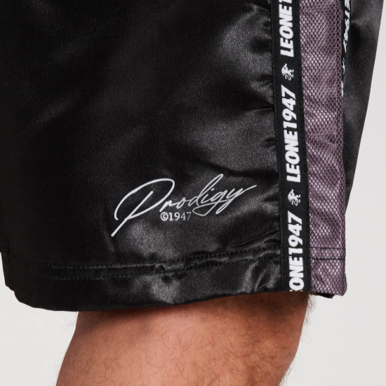 Pantalon de boxeo Leone 1947 "Color Block" negro AB246
