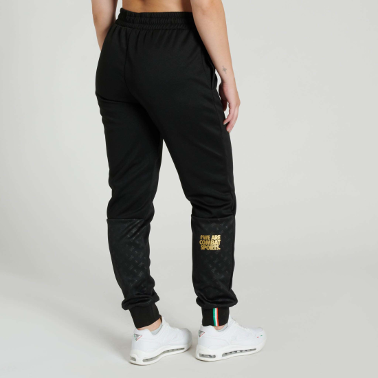 Pantalon de chandal femenino Leone 1947 negro ABX733