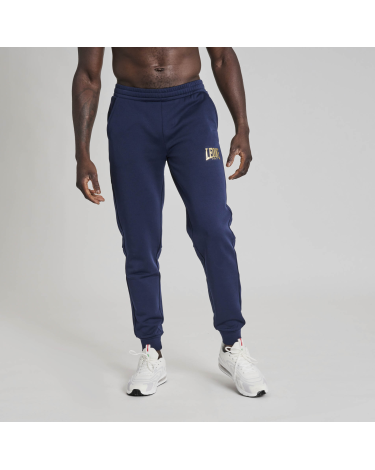 Pantalon de chandal largo Leone 1947 DNA azul ABX757