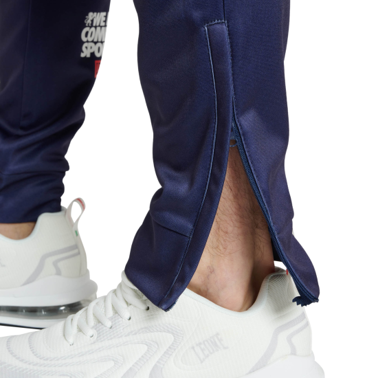Pantalon de chandal largo Leone 1947 "Logo Wacs" azul ABX129