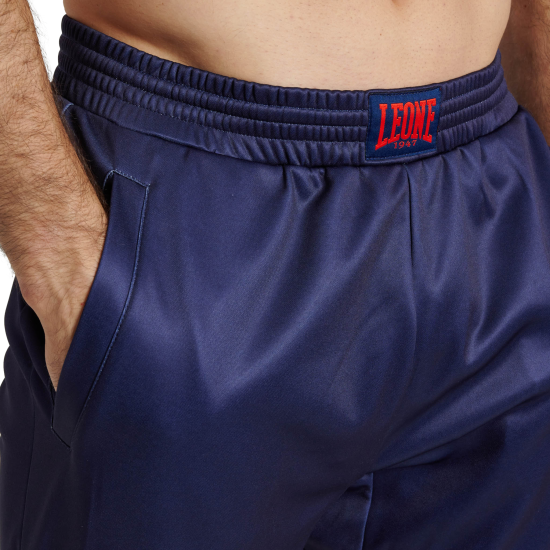 Pantalon de chandal largo Leone 1947 "Logo Wacs" azul ABX129