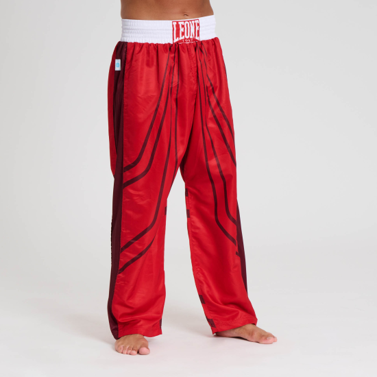 Pantalon de entreno Largo  Leone 1947 WAKO AB992 rojo