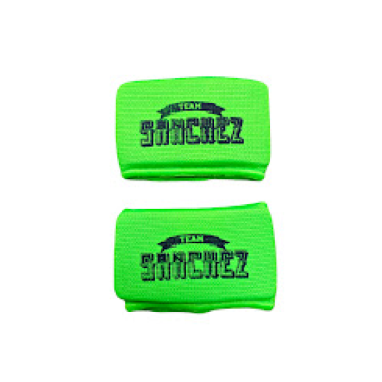 Pareja de nudilleras de Gel Team Sanchez verde fluor