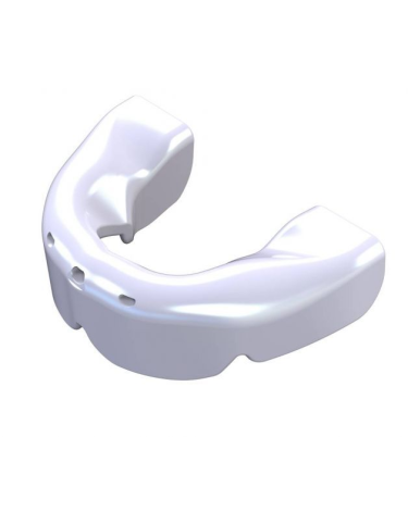 Protector Bucal Opro color blanco especial braquets dientes inferiores