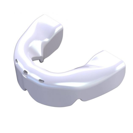 Protector Bucal Opro color blanco especial braquets dientes inferiores