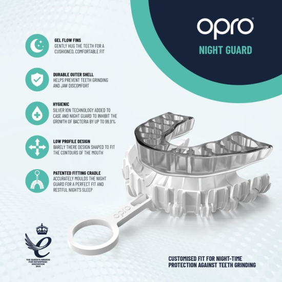 Protector bucal Opro Nightguard especial bruxismo nocturno