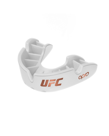 Protector Bucal Opro UFC Bronze junior blanco