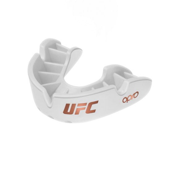 Protector Bucal Opro UFC Bronze junior blanco