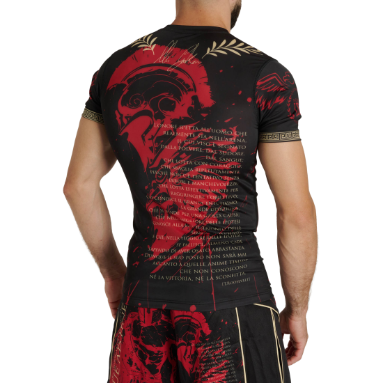 Rashguard / camiseta de compresion Leone 1947 Legionarius III negro