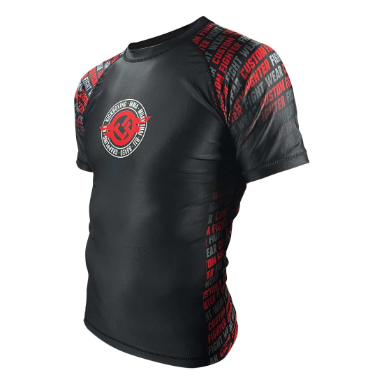 Rashguard Custom Fighter modelo Fightwear negro