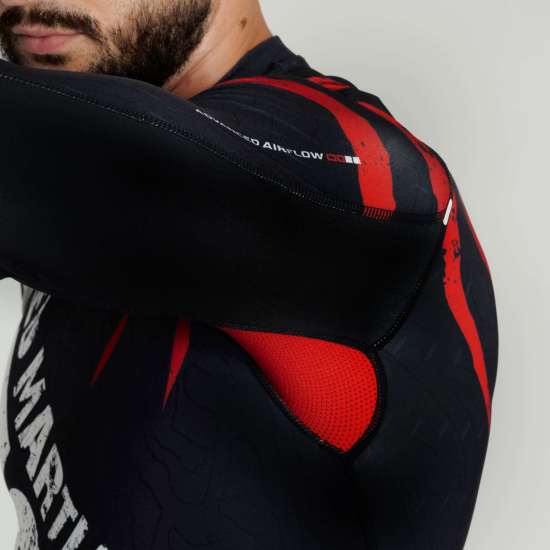 Rashguard de manga larga Leone 1947 "Primal Instinct" negro AB941