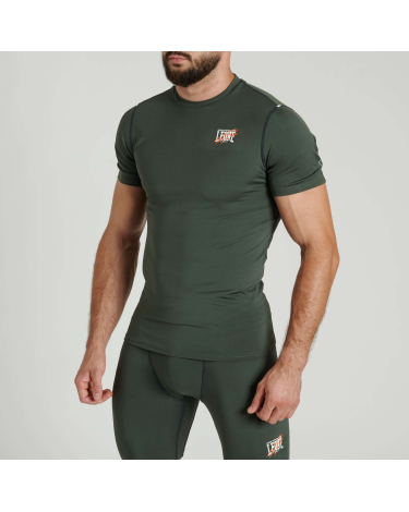 Rashguard Leone 1947 manga corta "Primal Instinct" verde AB917