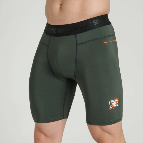 Short de compresion Leone 1947 "Primal Instinct" verde AB929