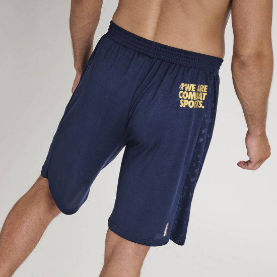 Short de entreno Leone 1947 DNA azul ABX754