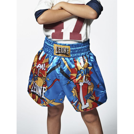 Short  Leone 1947 para niños "Hero" ABJ02 Azul