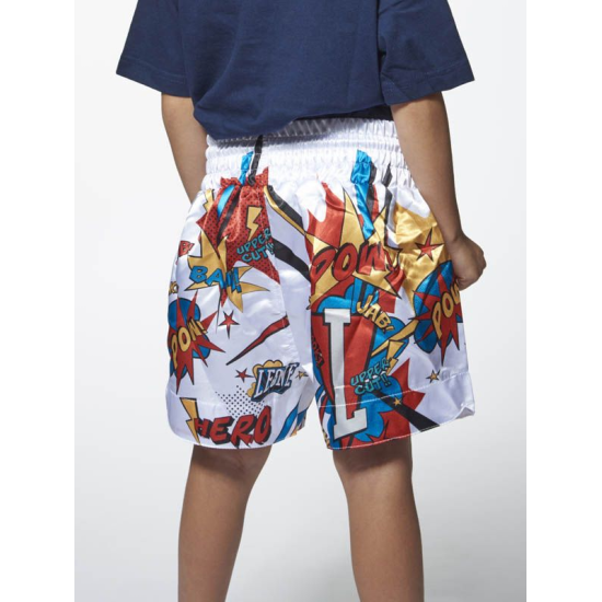 Short Leone 1947 para niños "Hero" ABJ02 blanco