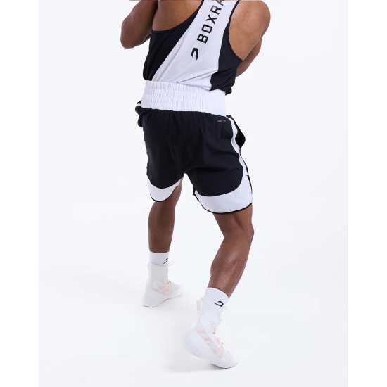 Shorts Boxraw "Stevenson 2.0" Negro-blanco