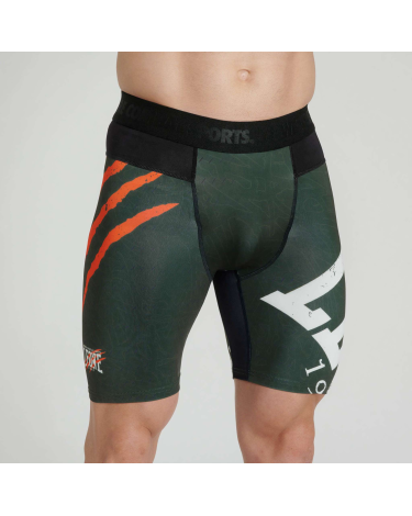 Shorts de compresion Leone 1947 "Primal Instinct" verde AB943