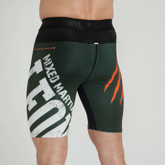 Shorts de compresion Leone 1947 "Primal Instinct" verde AB943