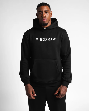 Sudadera con capucha Boxraw A.B.C Negra