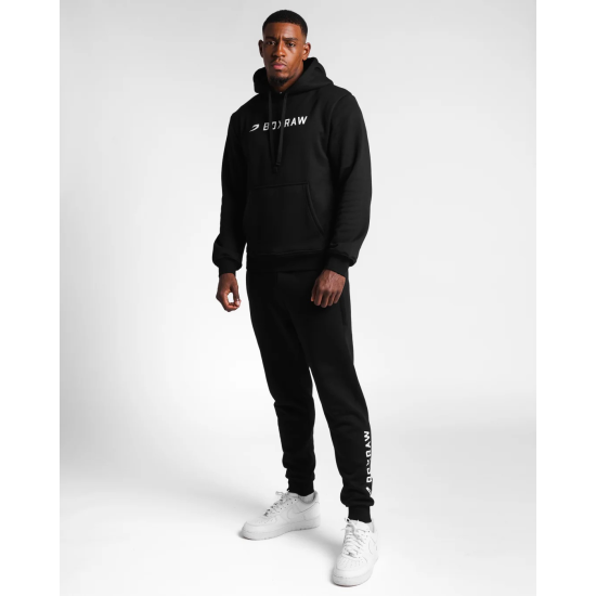 Sudadera con capucha Boxraw A.B.C Negra