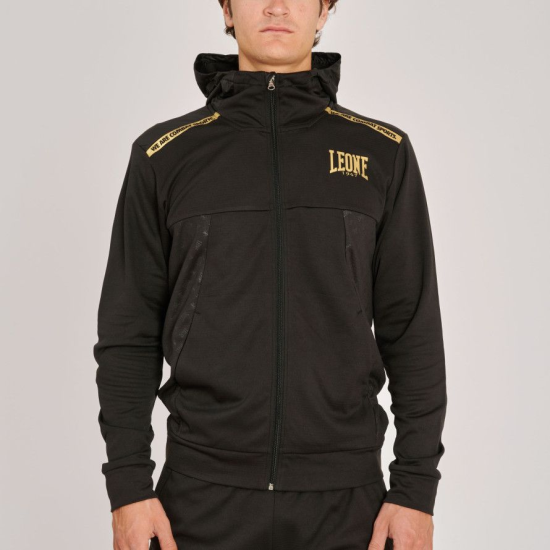 Sudadera Con Capucha Leone 1947 - Camuflaje Gris, Cremallera Completa, Unisex