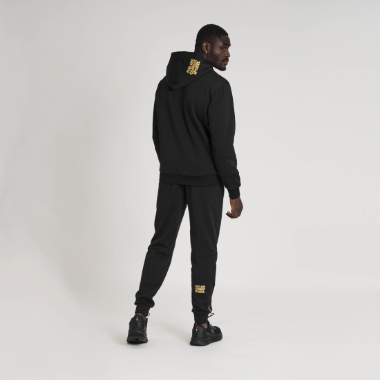 Sudadera con capucha Leone 1947 DNA negra ABX756
